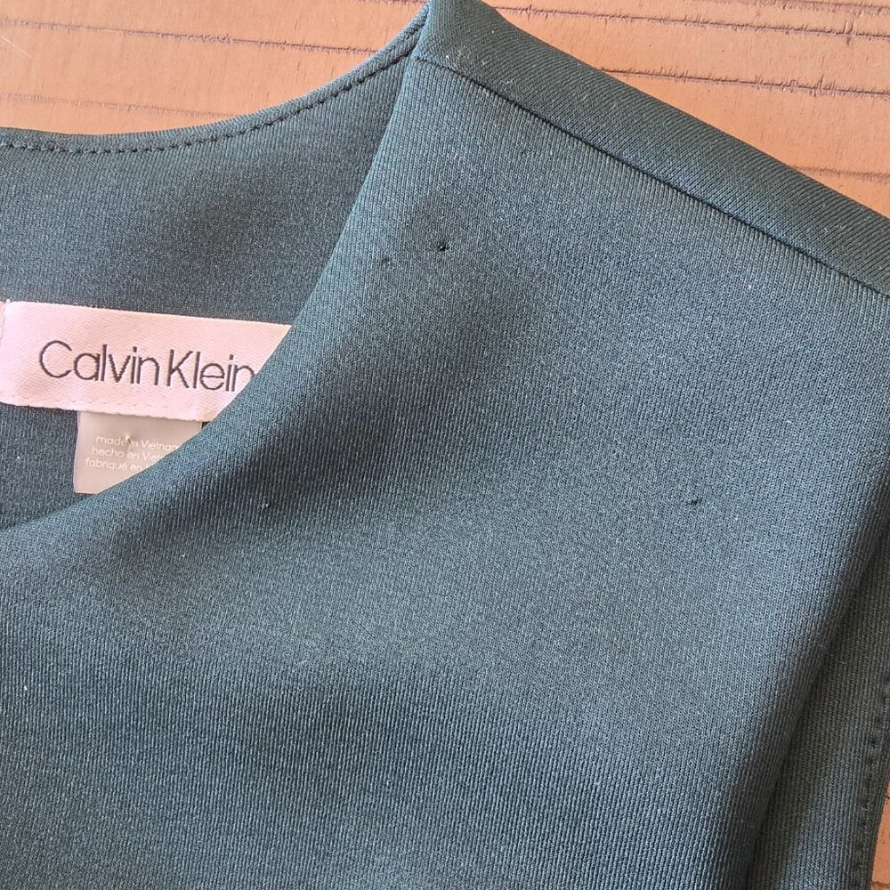 Calvin Klein Green Sleeveless Sheath Dress - Size 6 - NWT - Picture 13 of 13